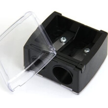 Eyeliner Pencil Sharpener with Dual Size Holes and Precision Steel Blades for Makeup