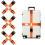 pieces suitcase straps, luggage straps (6 orange) 1