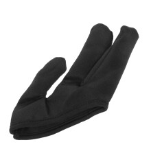 Black Heat Resistant Gloves for Hair Styling and Curling Irons Professional Salon Use