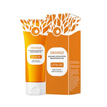 Orange Enzyme Facial Exfoliating Gel 100g Deep Cleansing Brightening Hydrating Face Scrub