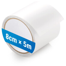 Tent adhesive tape 5M x 8CM Tent adhesive tapes Repair tape Transparent Waterproof Professional suitable for PVC-coated tents awnings pavili