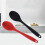 Silicone Cooking Spoon Long Handle Heat Resistant Large Serving Spoon for Kitchen Black 4