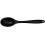 Silicone Cooking Spoon Long Handle Heat Resistant Large Serving Spoon for Kitchen Black 3