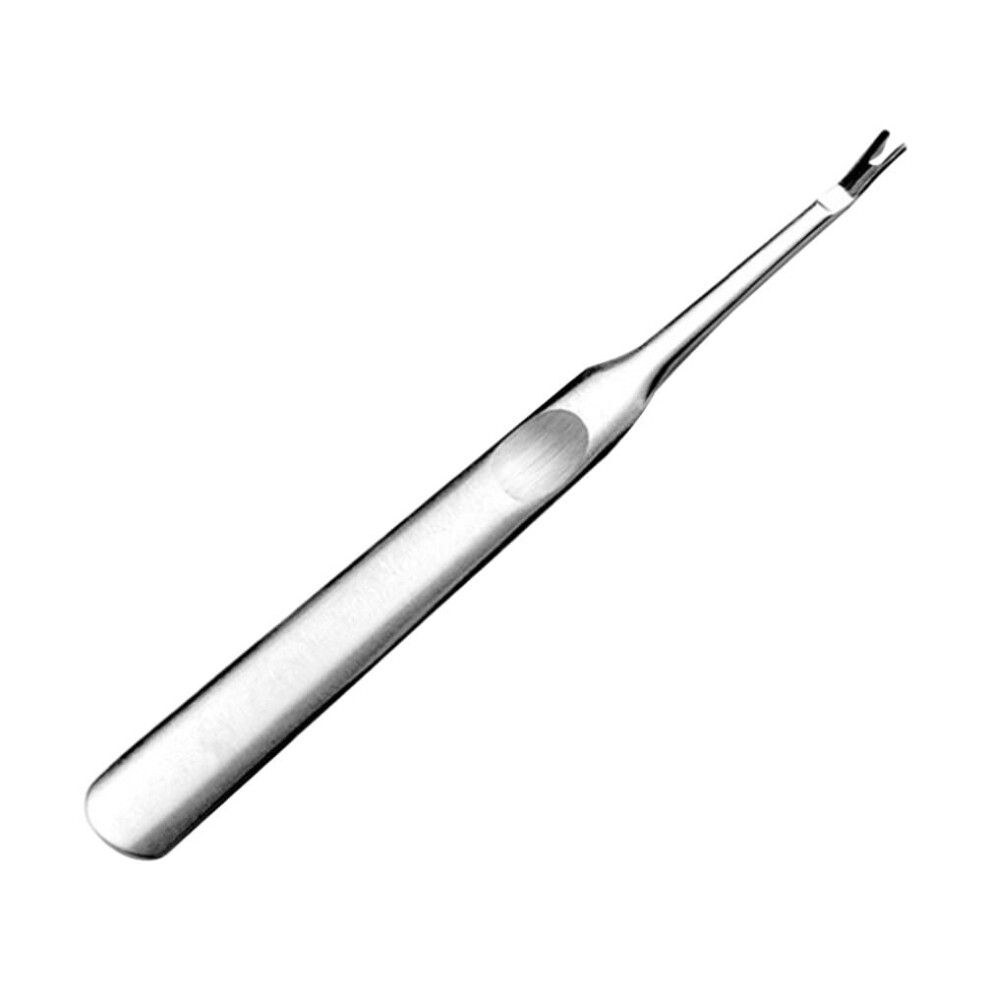 2pcs Stainless Steel Cuticle Pusher and Trimmer DualEnd Nail Tool for Manicure Pedicure