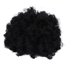 Afro Puff Kiristysnyörillinen Poninhäntä Kinky Curly Synteettiset Hiukset Suuri Volyymi Updo Pidennys Lämmönkestävä Helppo Käyttö Naisille