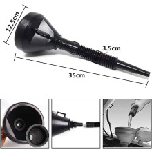 Wide Mouth Design Auto Funnel, Enhanced Functionality With Filter 2 In 1 Design With Flexible Spout And Sieve Strainer For Engine Oil Coolant