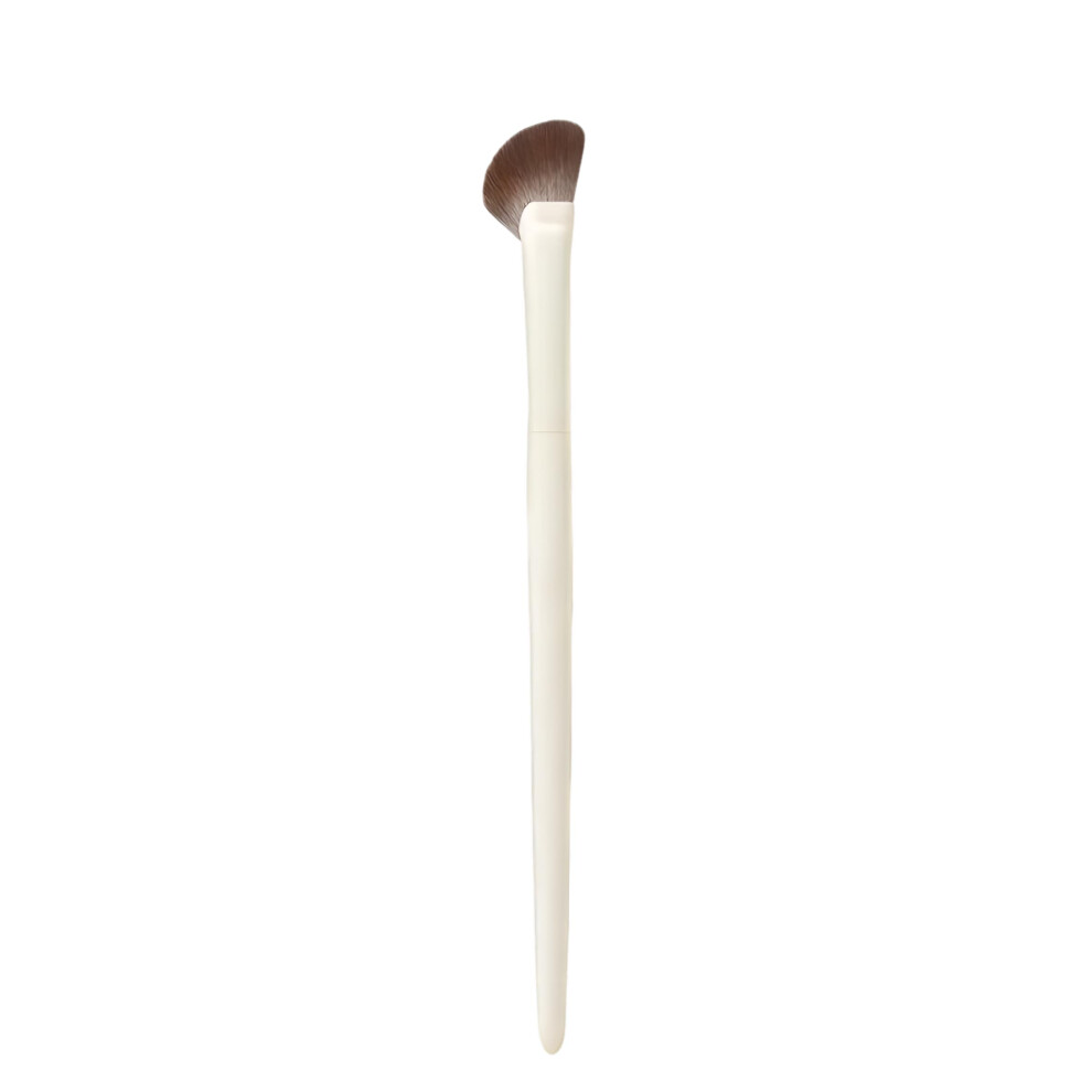 Nose Contour Brush Angled HalfFan for Precision Highlighting and Blending, Soft Synthetic Bristles
