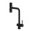Black Pull Down Kitchen Faucet with Flexible Spout, Hot Cold Water, Waterfall Flow, 360 Rotate 1
