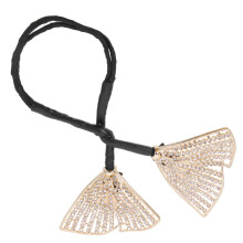 Rhinestone Hair Bun Maker for Women Bow Clip Elegant Styling Accessory for Parties and Daily Wear