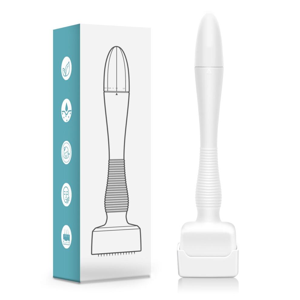 Microneedling Pen Derma Stamp 0.25mm for Precise Skin Targeting and Facial Rejuvenation at Home