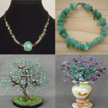 Losse edelsteenkralen streng, natuursteen grind edelsteenfragmenten, losse kralen voor het maken van sieraden, onregelmatig getrommelde groene