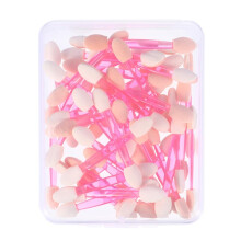 DualEnded Eyeshadow Applicator Set 50pcs with Soft Latex Tips for Professional and Daily Makeup