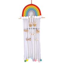 Regenbogen-Dekoration, praktischer Haaraccessoire-Organizer für Mädchen, leuchtende und schöne Farben, die jeden Raum aufpeppen, leicht und
