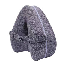 Ergonomic side-sleeping knee pillow, Premium Memory Foam Leg Support for Side Sleepers, Alleviates Lower Back Pain and Joint Pressure, Enhances Sleep