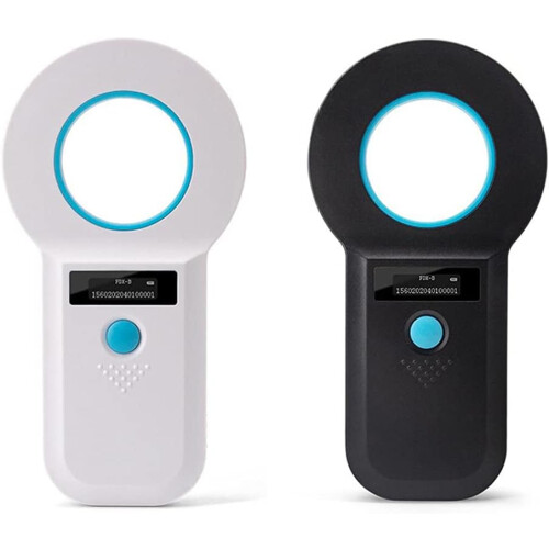 W90B 134.2K Bluetooth Microchip Reader Dog Chip Reader Pet Chip Scanner White 1