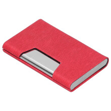 Pouzdro na vizitky s technologií blokování RFID, prémiové ultra tenké pouzdro na vizitky z umělé kůže s magnetickým zapínáním pro muže