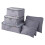 Organizador de roupas íntimas em formato de cubo, compacto e ideal para viagens, compatível com malas de até 20 polegadas. Feito em material 1