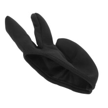 Heat Resistant Gloves for Hair Styling with ThreeFinger Precision Grip Black Salon Professional