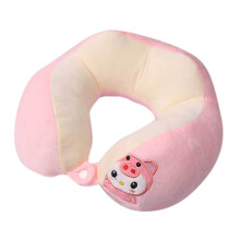 Portable Cute Pillow, Travel Pillow for Kids and Adults with Soft Plush Material and Breathable Fabric, U Shaped Neck Pillow with Neck Support, for Of