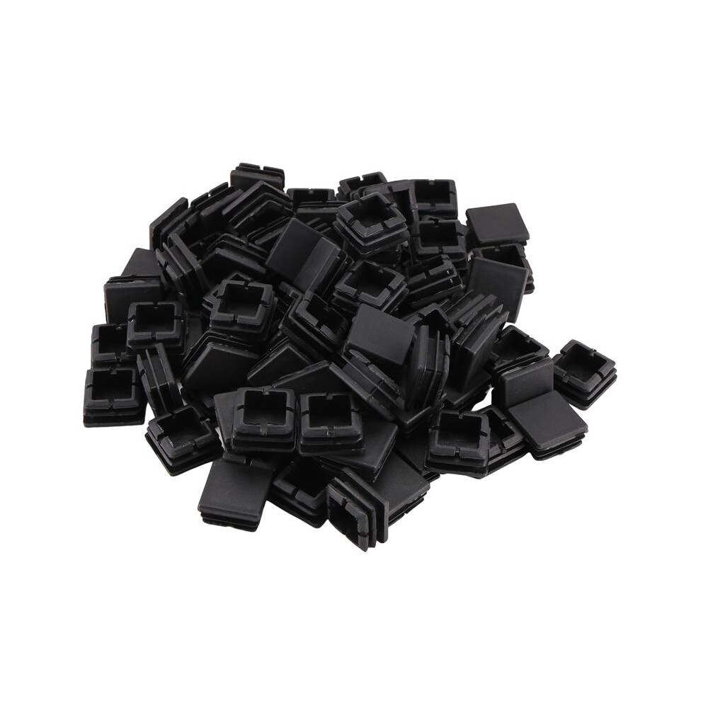 200Pcs 1 Inch Square Tube End Cap Plastic Plugs Tube End Caps Post Pipe Cap Cover Tubing Insert Chair Glide Plugs 6132050857304