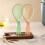 Nonstick Rice Serving Spoon with Ergonomic Grip, Durable PC Material, Easy Clean, Orange 2
