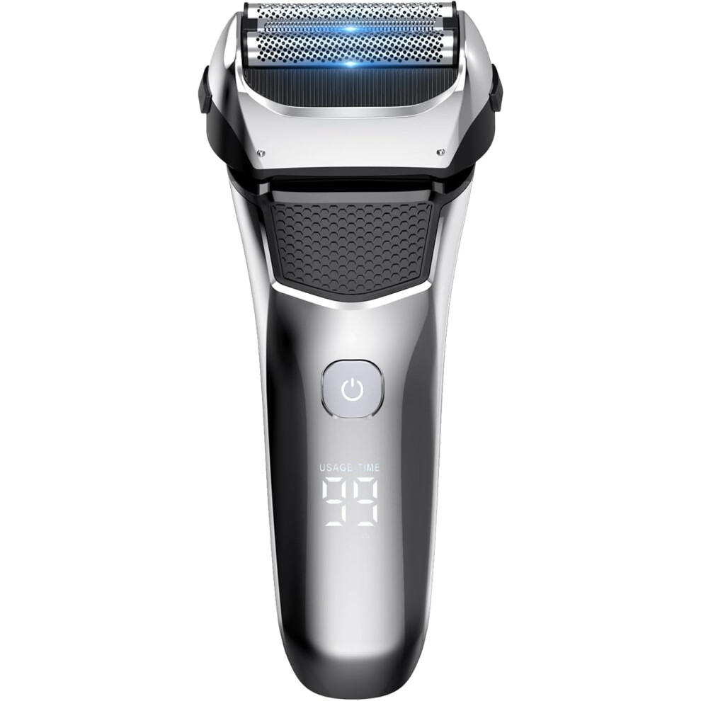 Electric Shaver for Men with Precision Blades, Cordless Rechargeable Razor YZQ609A6