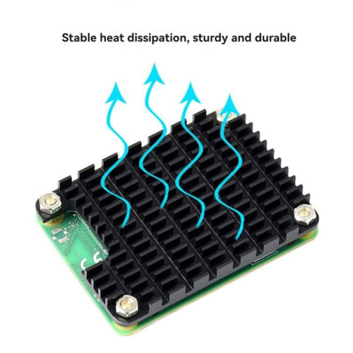 CM4 Dedicated Aluminum Heatsink for Raspberry Pi Compute Module 4 with Thermal Pads Passive Cooling for CM4 Board 1