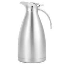 Pichet isotherme en acier inoxydable grande capacité à double paroi isolée sous vide, distributeur de boissons avec poignée ergonomique pour