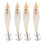 Bucktail Jig Φωτεινή Ψαροταβέρνα με Λεπίδες Spinner, Σχεδιασμός με μάτι Aurora, Διπλό Σύστημα 1