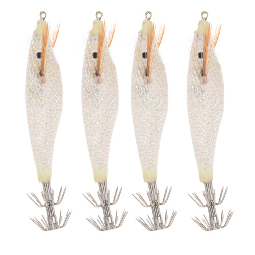 Bucktail Jig Φωτεινή Ψαροταβέρνα με Λεπίδες Spinner, Σχεδιασμός με μάτι Aurora, Διπλό Σύστημα