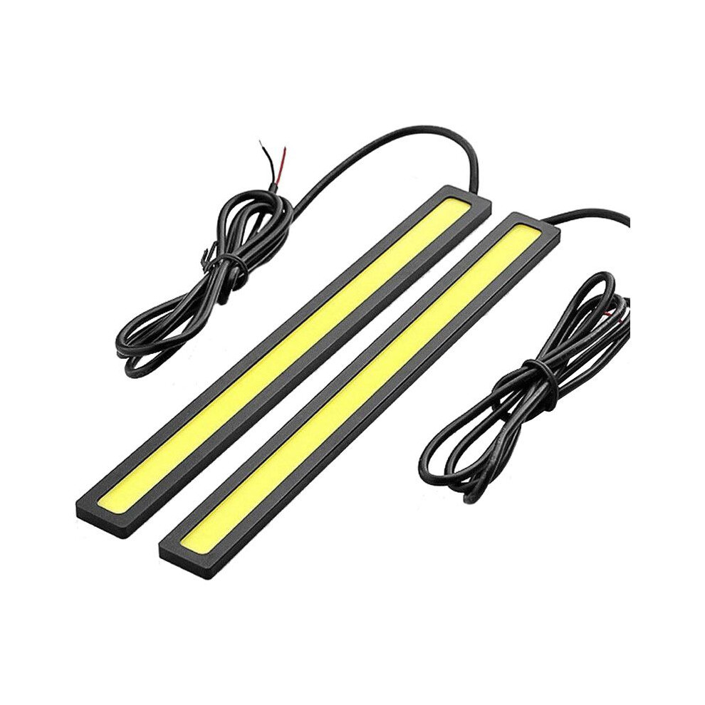 2 X Waterproof Super Bright Car Drl Fog Driving Lamps Cob Led Light/White 6133020228575