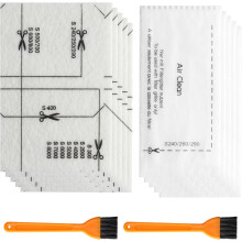 Conjunto completo de 5 filtros de proteção para motores Miele C1/C2/C3, com 5 filtros de exaustão para os modelos Miele S200-S899 e S2000-S8