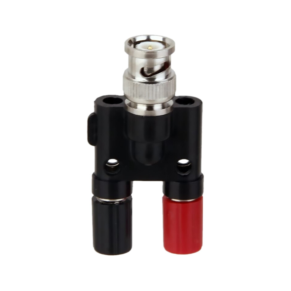 Bnc Plug 4Mm Banana Plug Splitter Connector Bnc Male Plug To 2 X 4Mm Banana Female Jack Socket Adapter 6134064393618