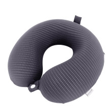 U Shaped Pillow Memory Foam Cervical Pillow for Travel and Office, Ice Silk Slow Rebound Neck Support Cushion with Ergonomic Design, Lightweight and C