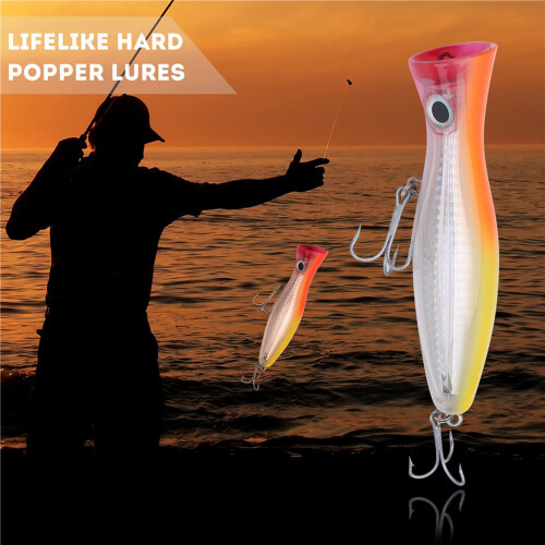 Δόλωμα ψαρέματος Topwater, με ρυθμιζόμενη κίνηση δολώματος στο νερό για επιφανειακή 2