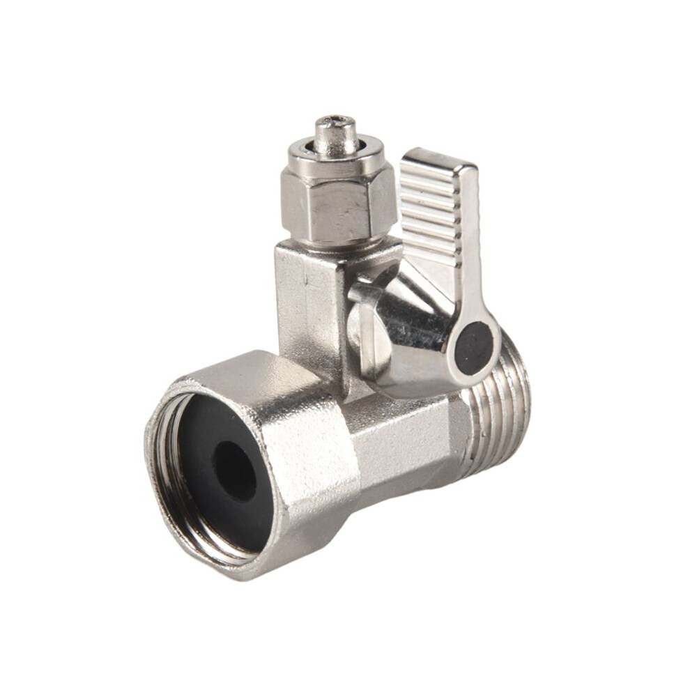 Ro Feed Water Adapter 1/2" To 1/4" Ball Valve Faucet Tap Feed Reverse Osmosis Silver 6131627735205