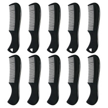 Beard Comb for Men Mini Plastic Mustache Pocket Comb 10Pcs Compact Size Smooth Rounded Edges