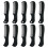 Beard Comb for Men Mini Plastic Mustache Pocket Comb 10Pcs Compact Size Smooth Rounded Edges 1