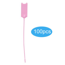 Cargo Container Security Plastic Security Seal Waterproof Label Adjustable Self Locking Ties Logistics Tags Resistant Aging PP Material Easy Operation