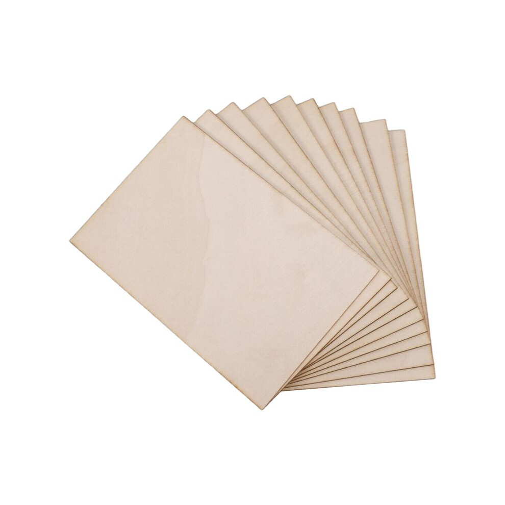 10 Pack Unfinished Wood Sheets,Glued Laminated Wood Thin Wood Board For House Aircraft Ship Boat Arts And Crafts,Diy Ornaments 6133591995487