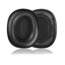 Replacement Earpads for BASEUS Bowie H1i - Soft Protein Memory Foam, Breathable Mesh Cloth Covers,Black