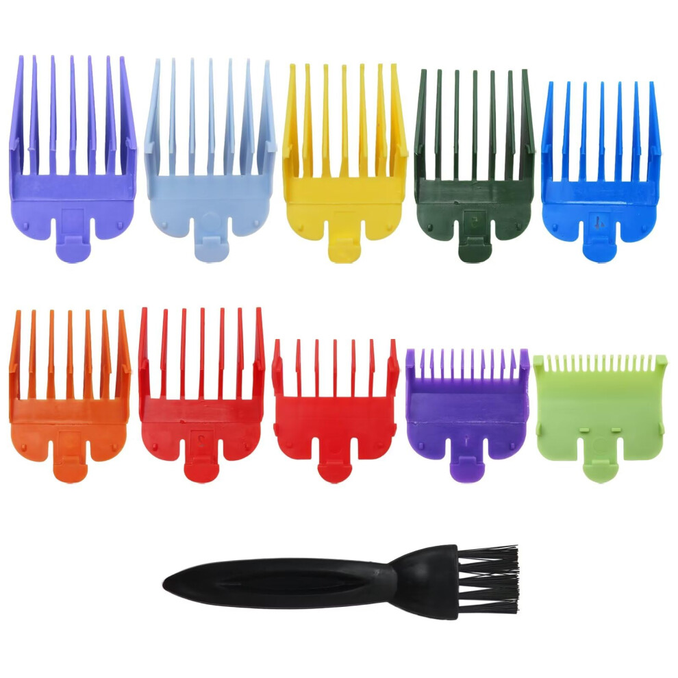 Color Coded Clipper Guards Set for Wahl Sterling Senior Eclipse, 10pcs SnapOn Guide Combs
