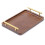 Wooden Tray Solid Wood Tea Tray with Handle Household Storage S 1