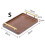 Wooden Tray Solid Wood Tea Tray with Handle Household Storage S 6