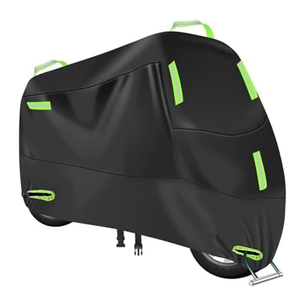 Motorcycle Cover Outdoor For Yamaha Xsr 125 Waterproof Dustproof Windproof Allweather Uv Protection Size L Green 9119770753328