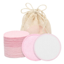 20PCS Reusable Makeup Remover Pads with Wash Bag, UltraSoft Microfiber for All Skin Types