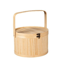 Geflochtene Körbe Aus Bambus, Antikfarben, Geschenkkorb für Gebäckspezialitäten, Vintage-Bambuskorb, Geflochten