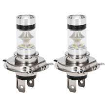 2 Pcs H4 9003 HB2 LED Motorcycle Headlight Bulbs HID Hi&Low 6500K White Power