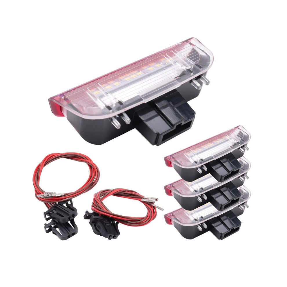 4Pcs Car Led Door Warning Welcome Projector For Golf 6 7 Jetta Mk5 Mk6 Passat B6 B7 Cc Tiguan Scirocco Light 6133869936075