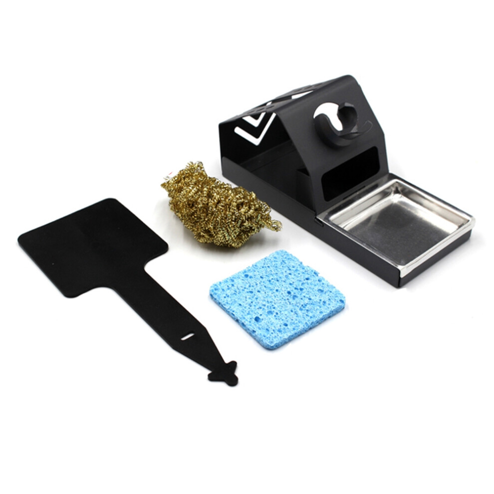 T12 Soldering Iron Station Stand Stable Welding Solder Iron Tips Holder With Insulation Pad Brass Wire Ball Tip 6131407796204